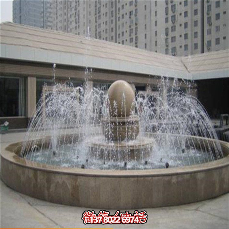 精美中式風(fēng)水球園林雕塑，提升小區(qū)公園噴泉擺放風(fēng)水氣質(zhì)