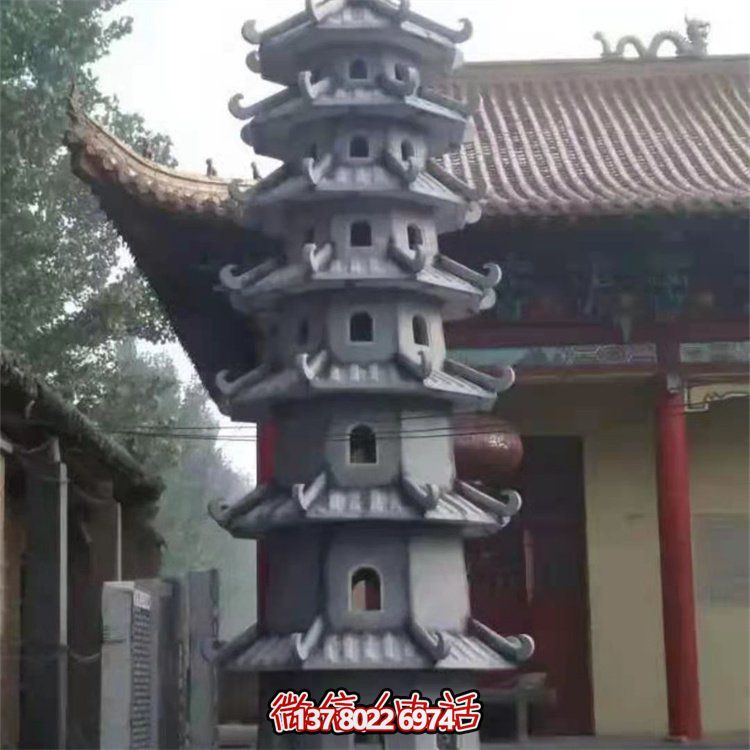 大理石石雕佛塔雕塑，傳承古老文明