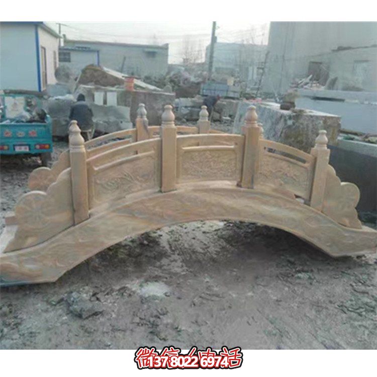 精美花崗巖雕刻石拱橋，為您的庭院裝飾添彩