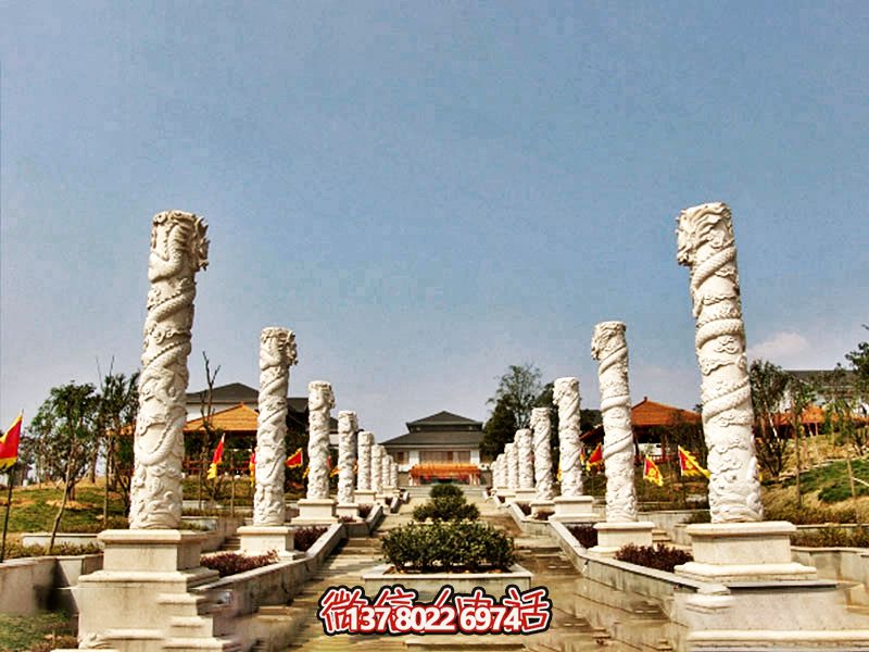 傳統(tǒng)工藝石雕龍柱，傳承古老文化