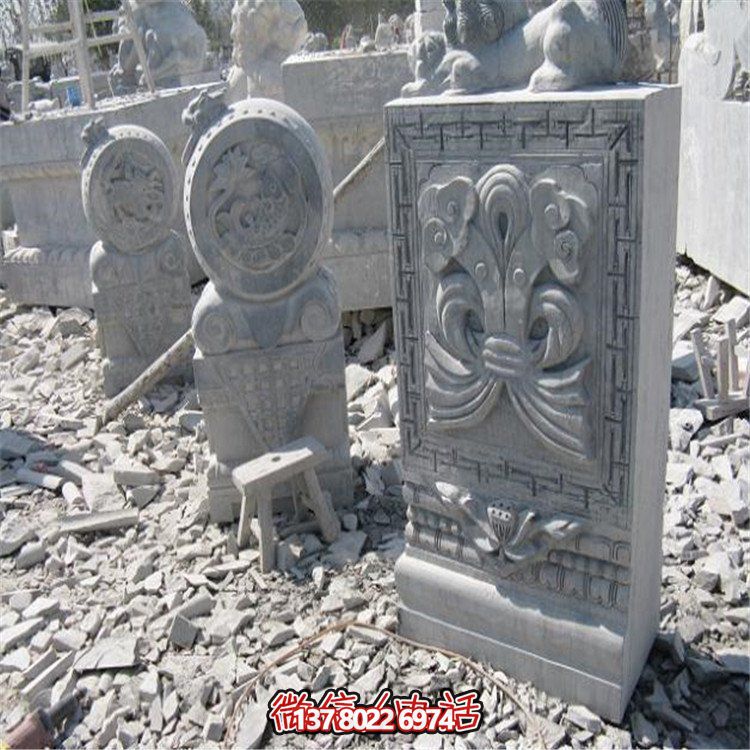 美麗的大理石抱鼓石雕塑，為你的園林景觀增添無(wú)限魅力