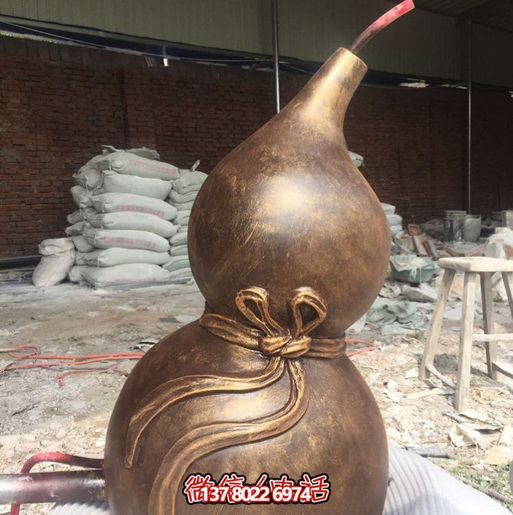 萬用銅雕葫蘆，集家居裝飾、鎮(zhèn)宅辟邪、雕塑藝術于一體