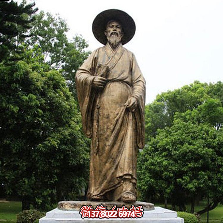 蘇軾銅雕像，贈送中國歷史文化之精髓