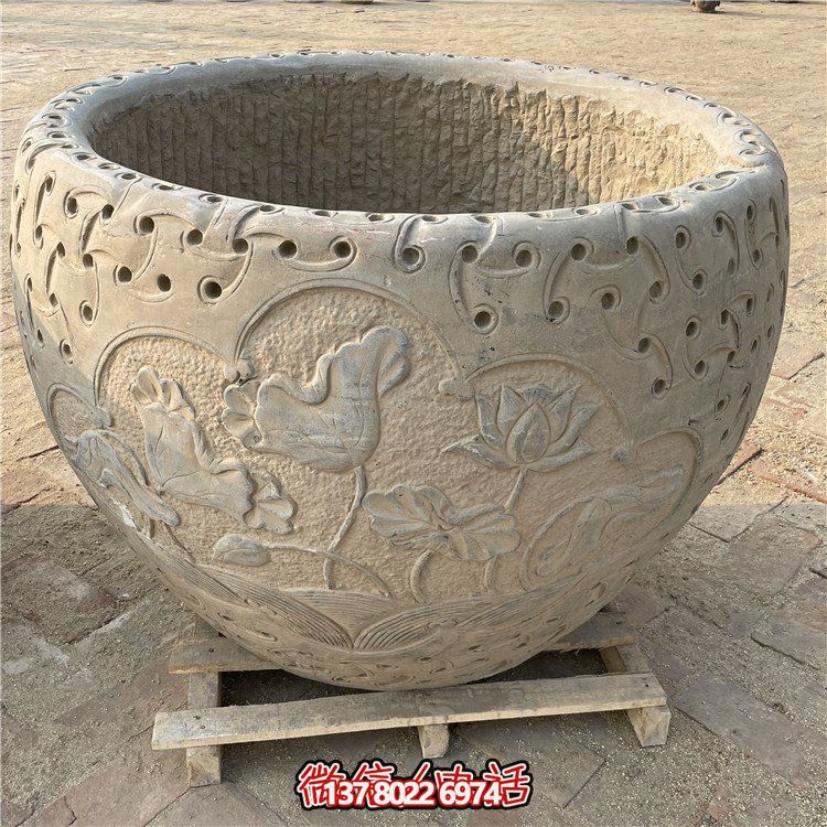 青石古意水缸，讓你融入古典世界