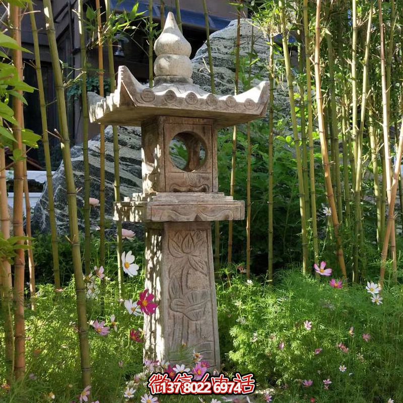 華麗的青石燈籠，點綴你的園林
