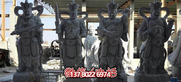 古樸雅致的大理石雕塑，見證古老神佛四大天王的傳承