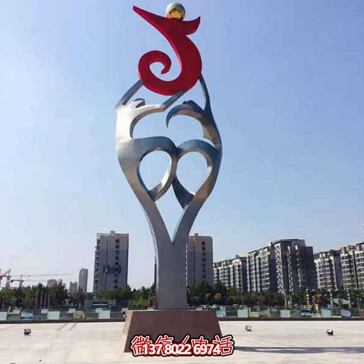 創(chuàng)意大型不銹鋼景觀擺件，點(diǎn)綴戶外廣場園林