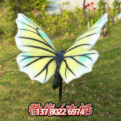 創(chuàng)意玻璃鋼蝴蝶雕塑，給商場帶來新鮮感