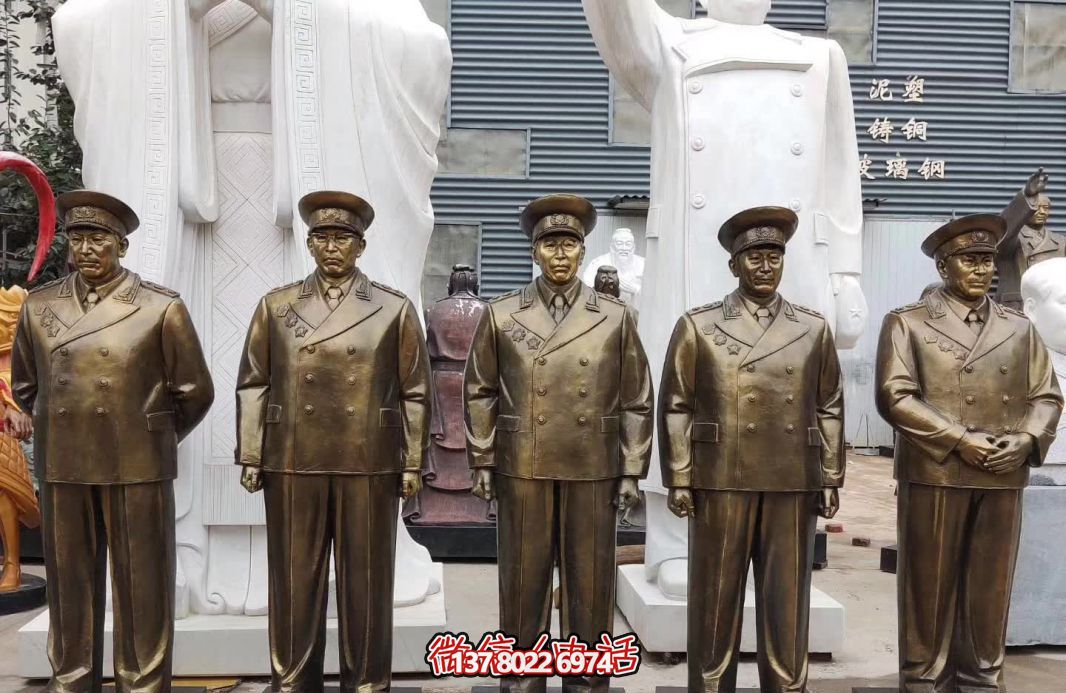 仿銅偉人元帥玻璃鋼雕塑，締造景區(qū)世界十大經(jīng)典