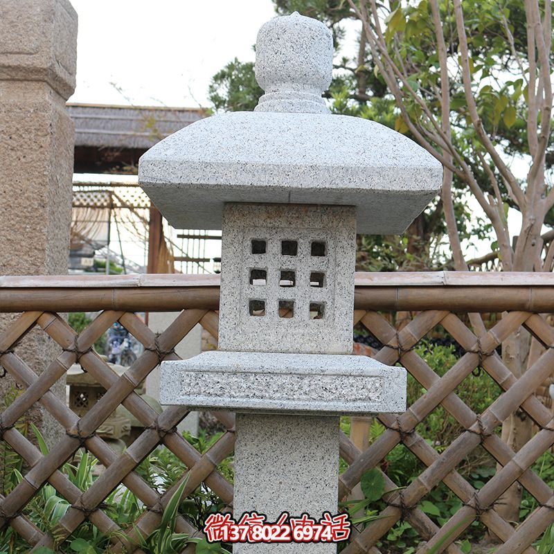 太陽能仿古青石石頭燈，為中式別墅、酒店戶外裝飾