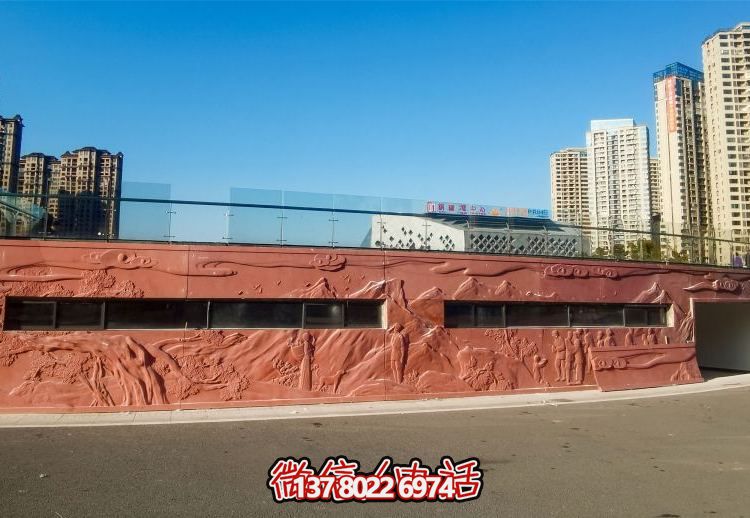 絢麗藝術(shù)空間，創(chuàng)意戶外浮雕銅雕影壁壁畫雕塑