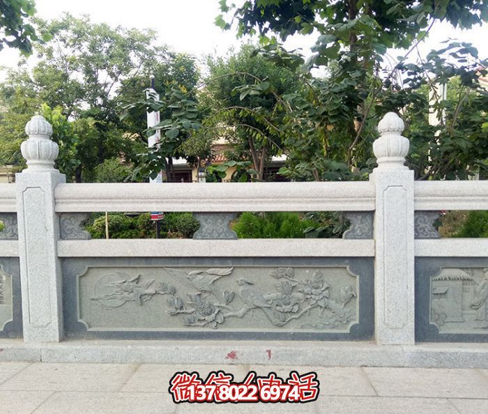 精美石欄系列，搭配園林花園，提升圍欄美感