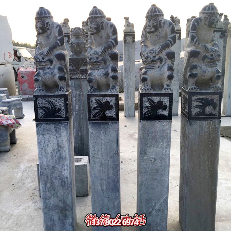 精美絕倫的拴馬柱擺件，裝飾你的庭院門口