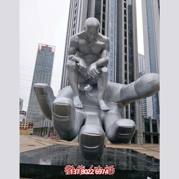 大型不銹鋼創(chuàng)意人物景觀雕塑——鐫刻在商業(yè)街、商業(yè)廣場的精美絕倫