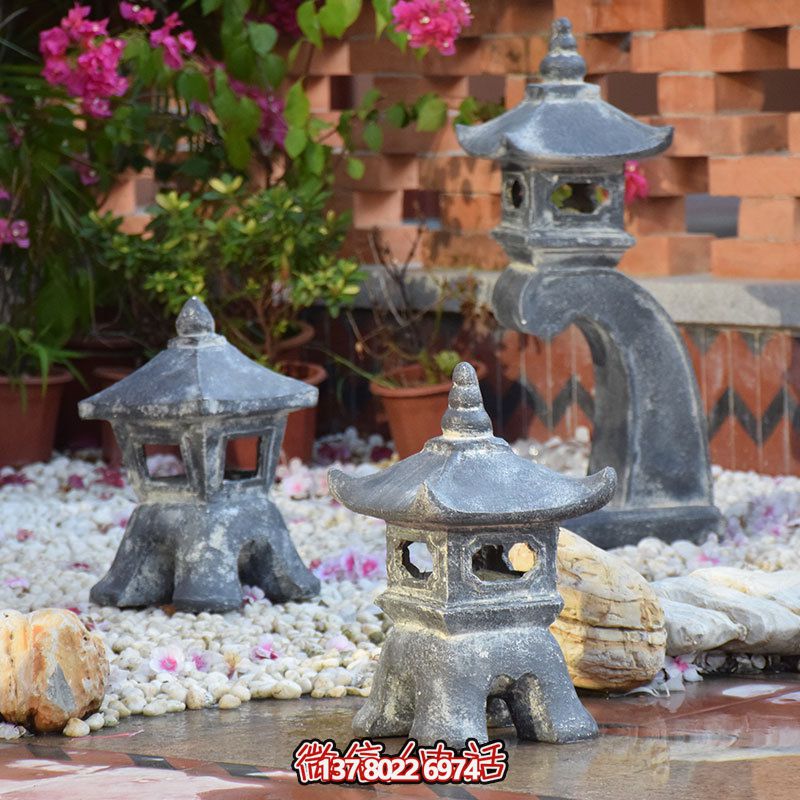 傳統(tǒng)日式風(fēng)格宮燈裝飾，安置禪意擺件雕塑，為你的別墅和民宿增添創(chuàng)意