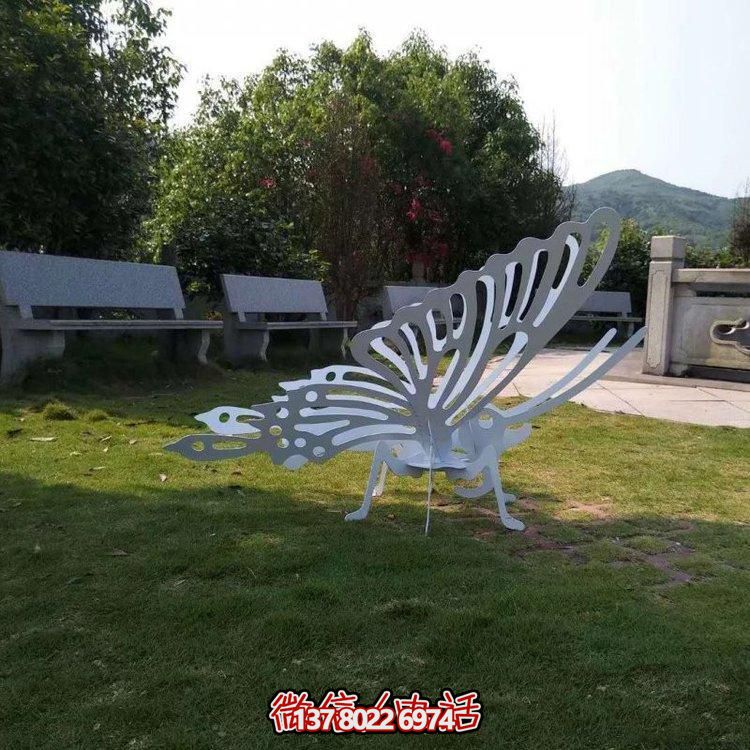 高級不銹鋼雕塑擺件，讓公園更加美麗