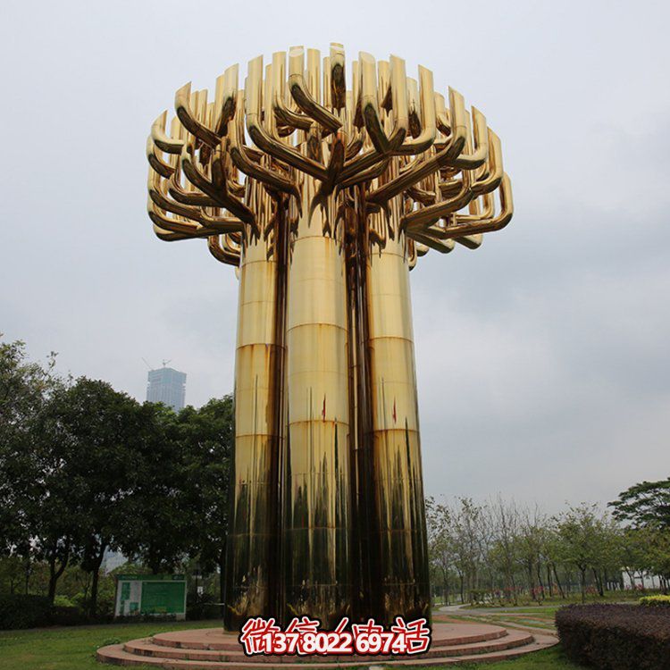 景觀(guān)優(yōu)雅不銹鋼雕塑