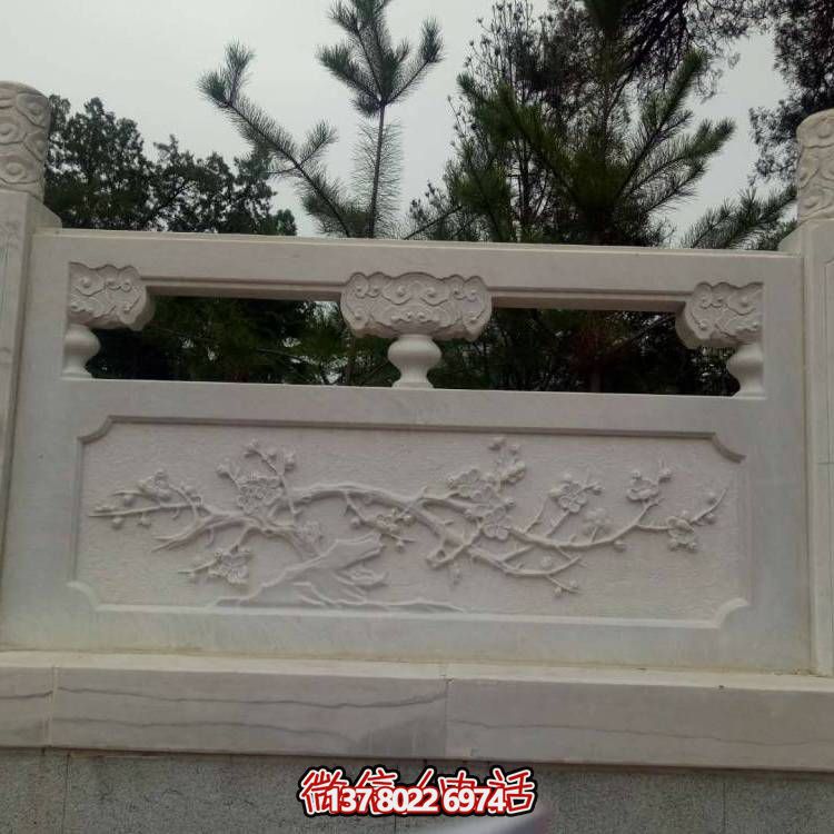 大理石石雕欄桿，給你一個(gè)安全且美麗的橋邊