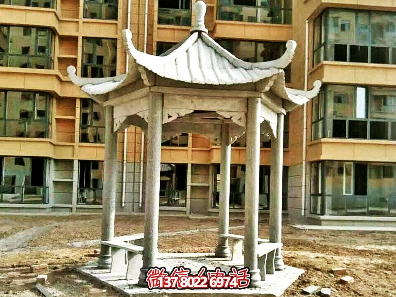 仿古建筑涼亭，為小區(qū)、公園、草坪提供休息雕塑美化