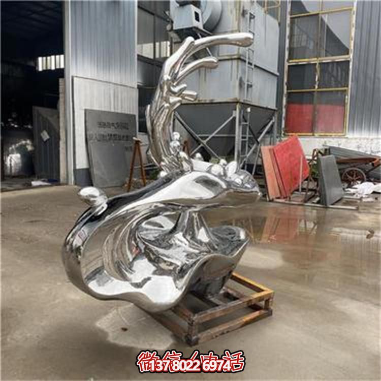 海浪抽象雕塑水景噴泉——點綴大型廣場、酒店門口