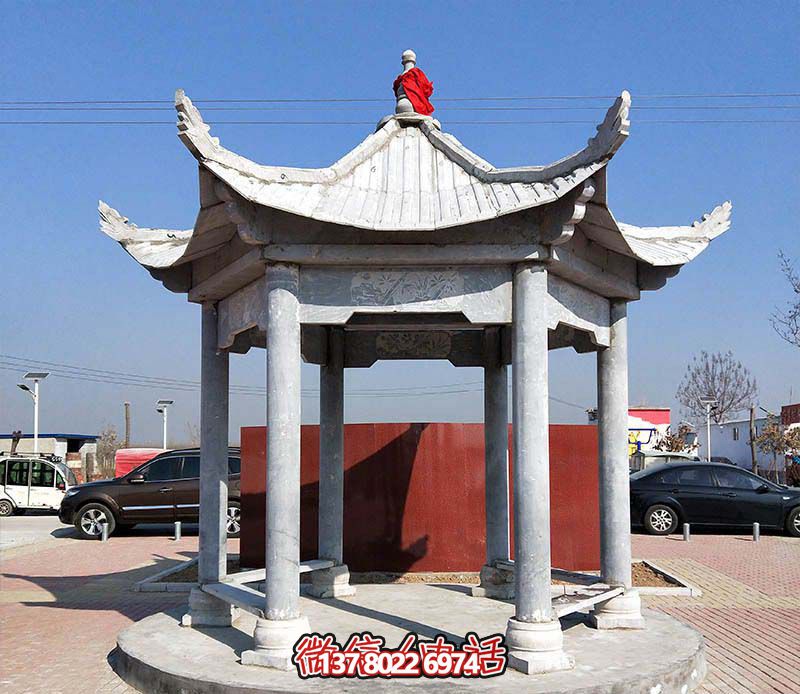 精致大理石涼亭，點(diǎn)綴完美小區(qū)廣場(chǎng)