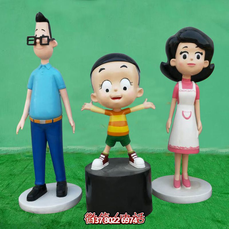 玻璃鋼卡通人物雕塑，為游樂園增添彩繪驚喜