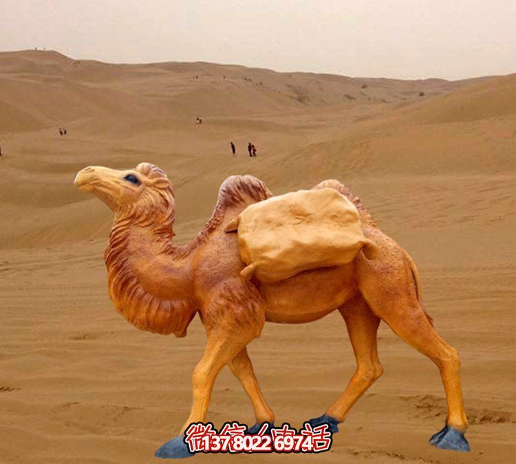 仿真駱駝雕塑，裝點園林廣場