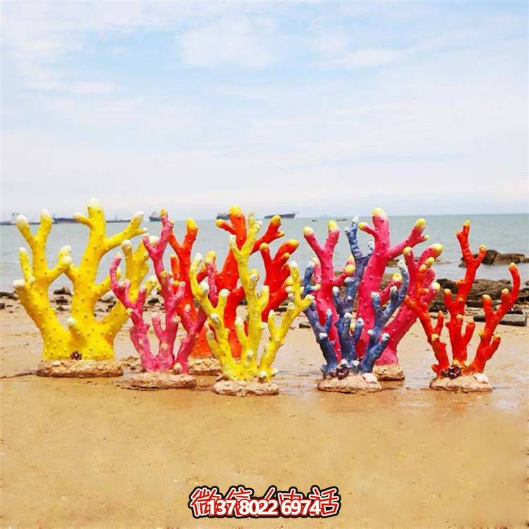 萌趣海豹玻璃鋼珊瑚擺件，溫馨卡通創(chuàng)意裝飾