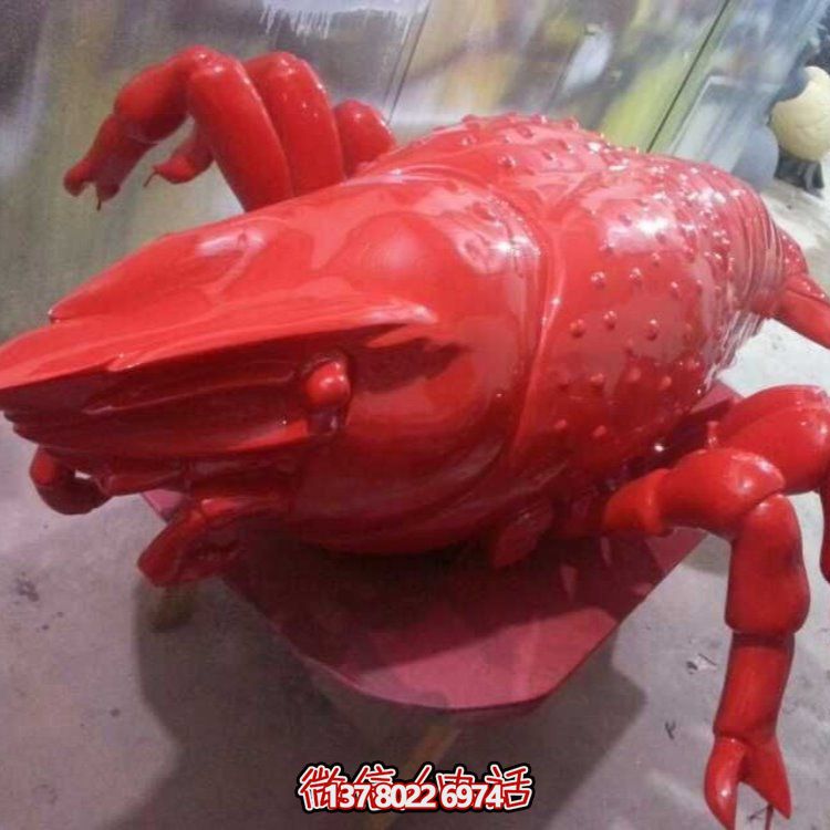 大型龍蝦雕塑裝飾品，點綴飯店、酒店門口