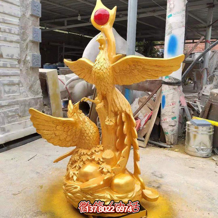 不銹鋼鳳凰雕塑，給你的戶外廣場帶來活力