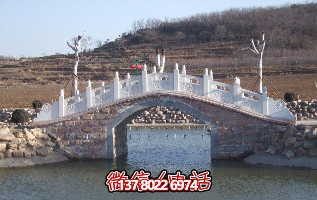 農(nóng)場園林景區(qū)漢白玉拱橋石雕 農(nóng)場園林景區(qū)漢白玉拱橋石雕