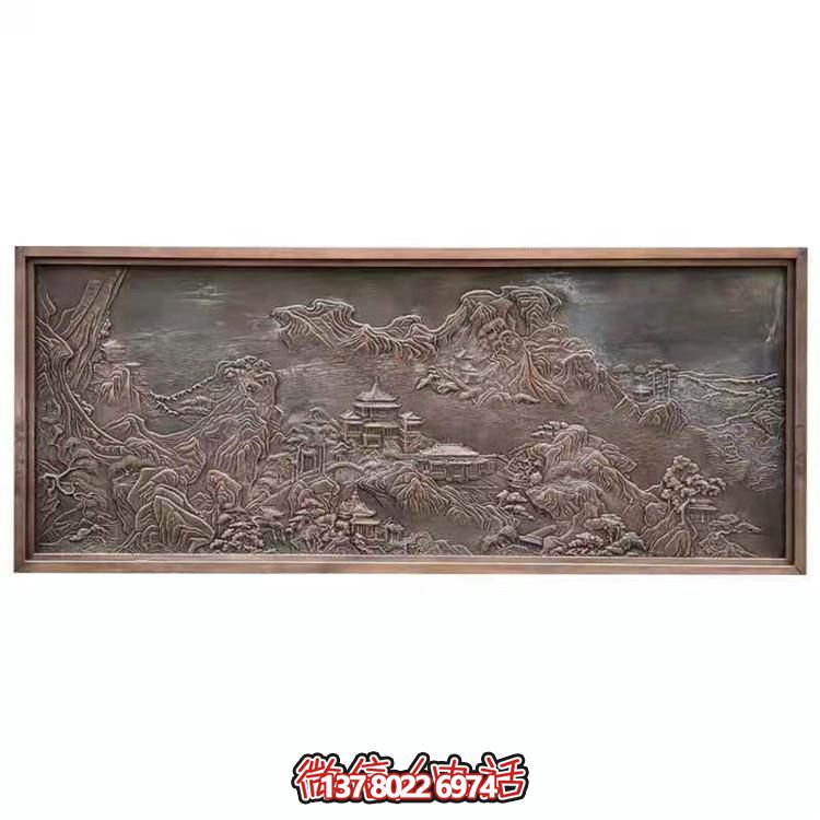 園林室內(nèi)浮雕銅雕壁畫(huà)