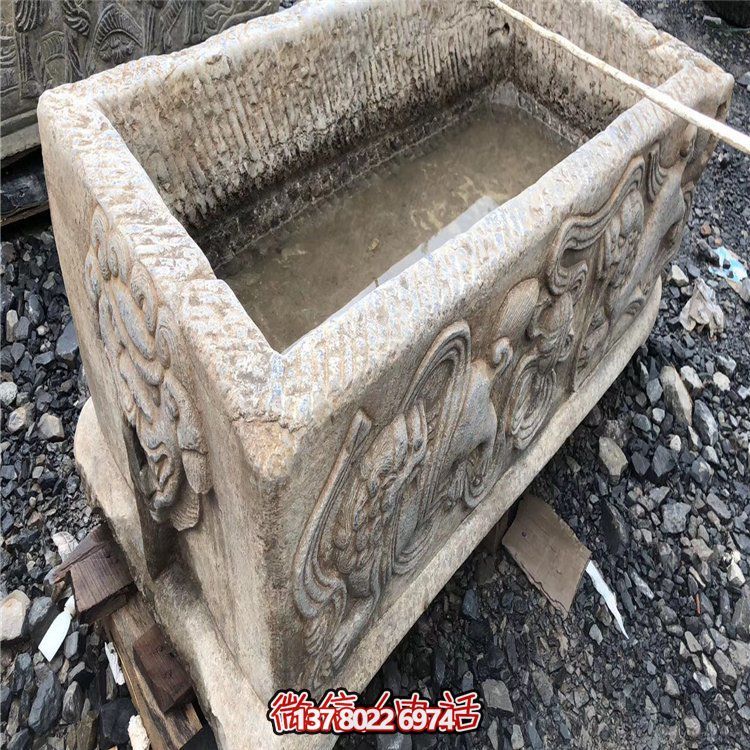 老石槽，漢白玉仿古石槽