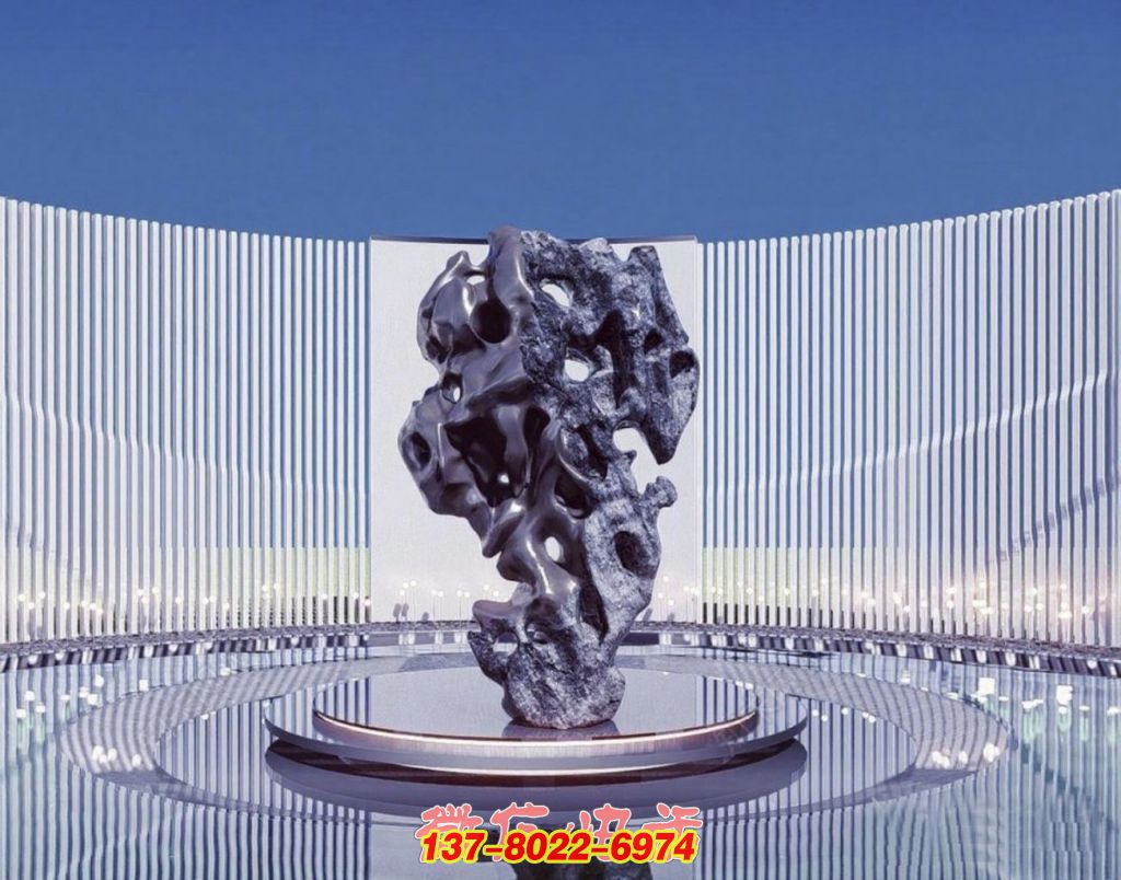 幻石映影：現(xiàn)代戶外空間的抽象石雕意象